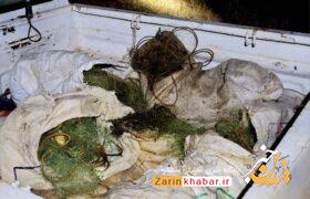  جمع‌آوری ۴۵ رشته تور ماهیگیری از زرینه‌رود میاندوآب
