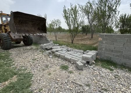 قلع و قمع ۱۶ بنای غیرمجاز در میاندوآب