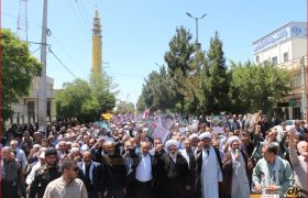 راهپیمایی جمعه‌ «خشم و نصر» در میاندوآب