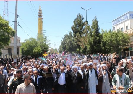 راهپیمایی جمعه‌ «خشم و نصر» در میاندوآب