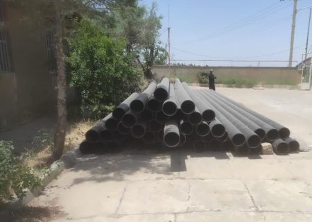 اجرای ۱۲ کیلومتر خط انتقال آب با پلی‌اتیلن