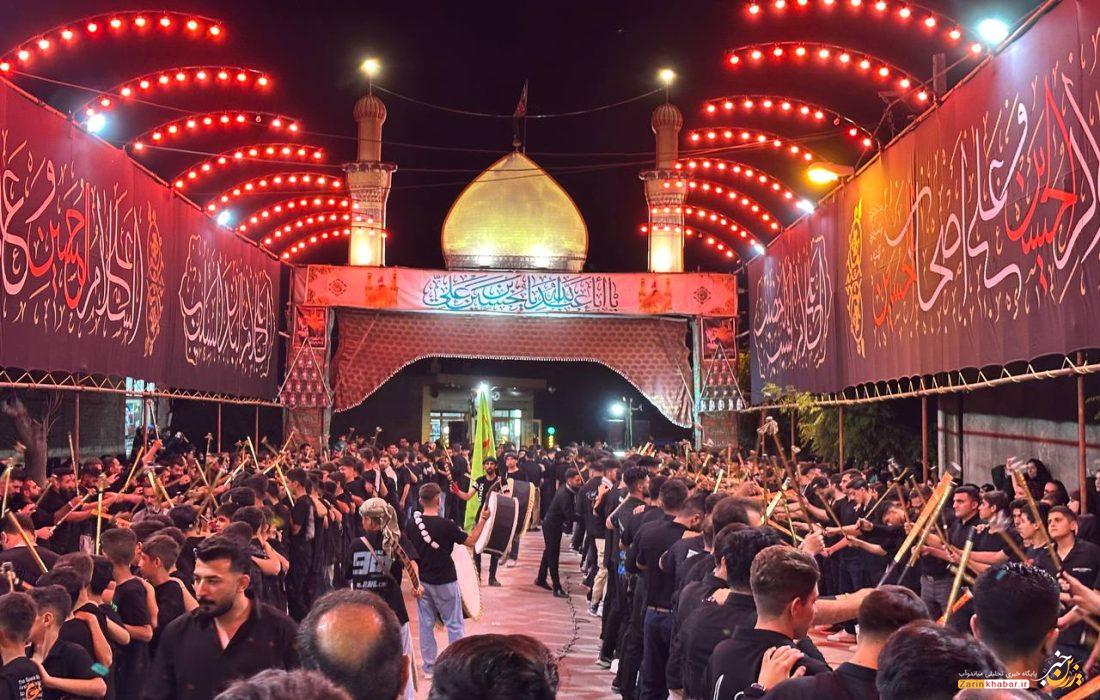 میاندوآب در شب تاسوعای حسینی/ تصاویر