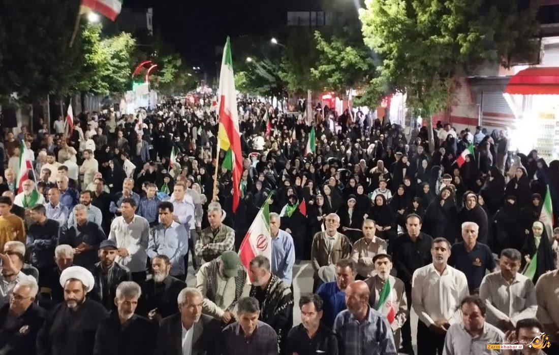 حال و هوای حماسه خیابان در میاندوآب