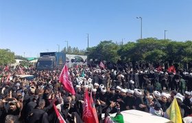 تشییع «آقای شهید ایران» در مشهدالرضا