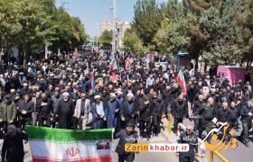 پیاده‌روی دلدادگان اربعین حسینی در میاندوآب