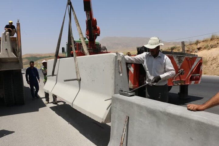 آغاز نصب نیوجرسی در ورودی میاندوآب
