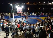 جشنواره کشتی شمال‌غرب کشور در میاندوآب برگزار شد